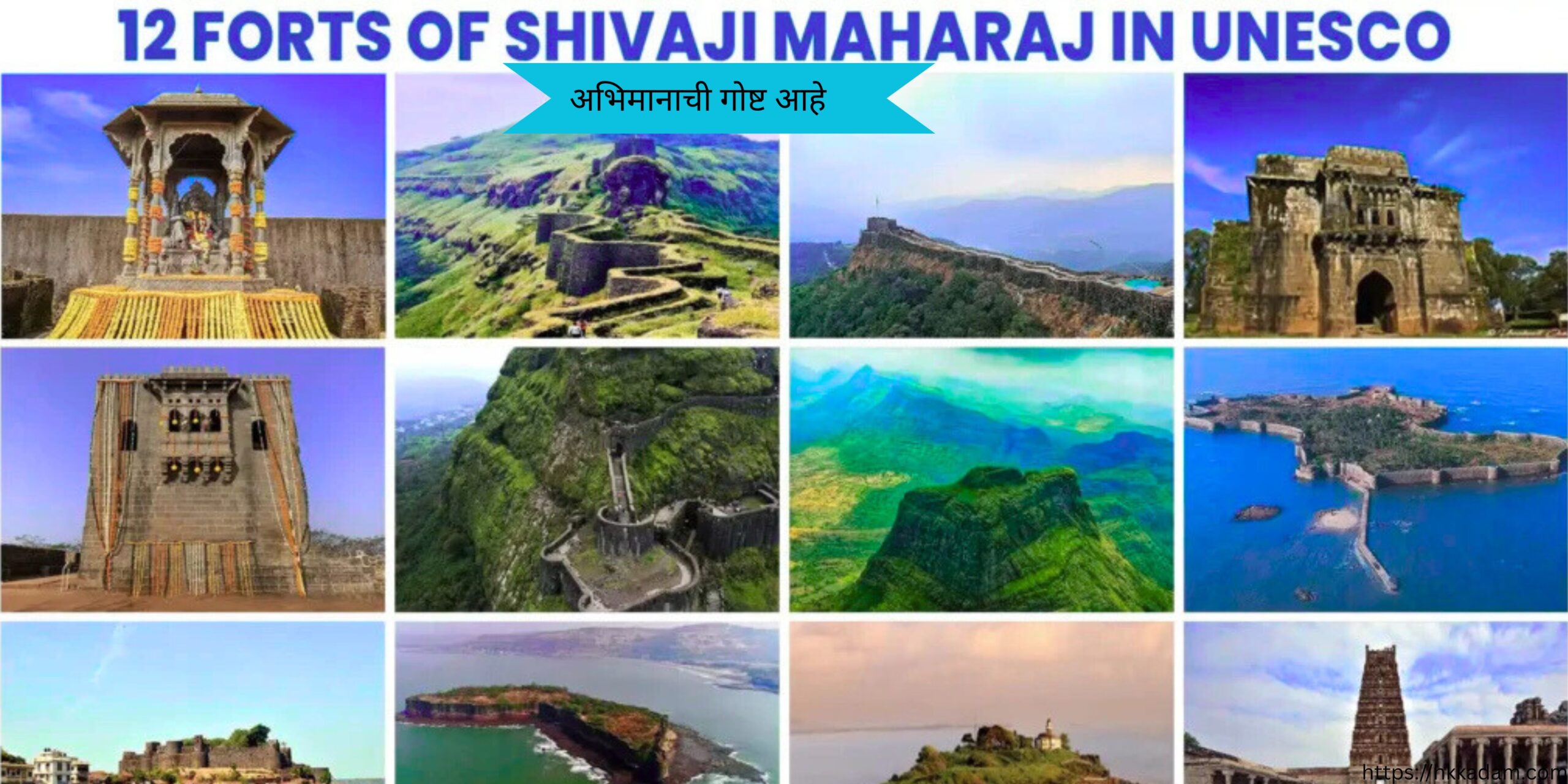 महाराष्ट्राचे १२ किल्ले unescoच्या यादीत